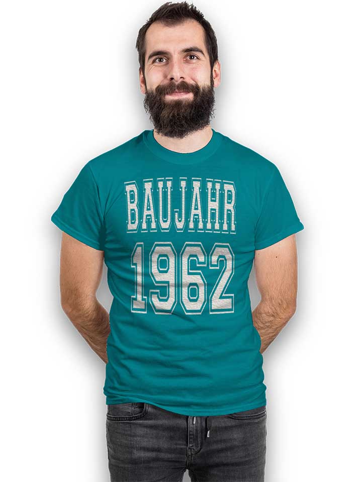 baujahr-1962-t-shirt tuerkis 2