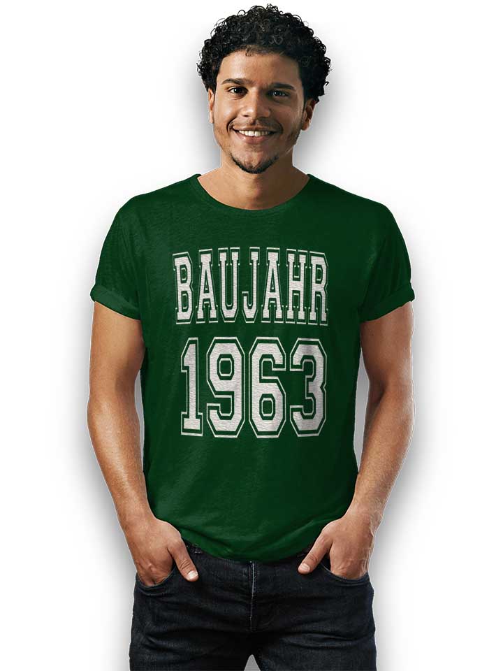 baujahr-1963-t-shirt dunkelgruen 2