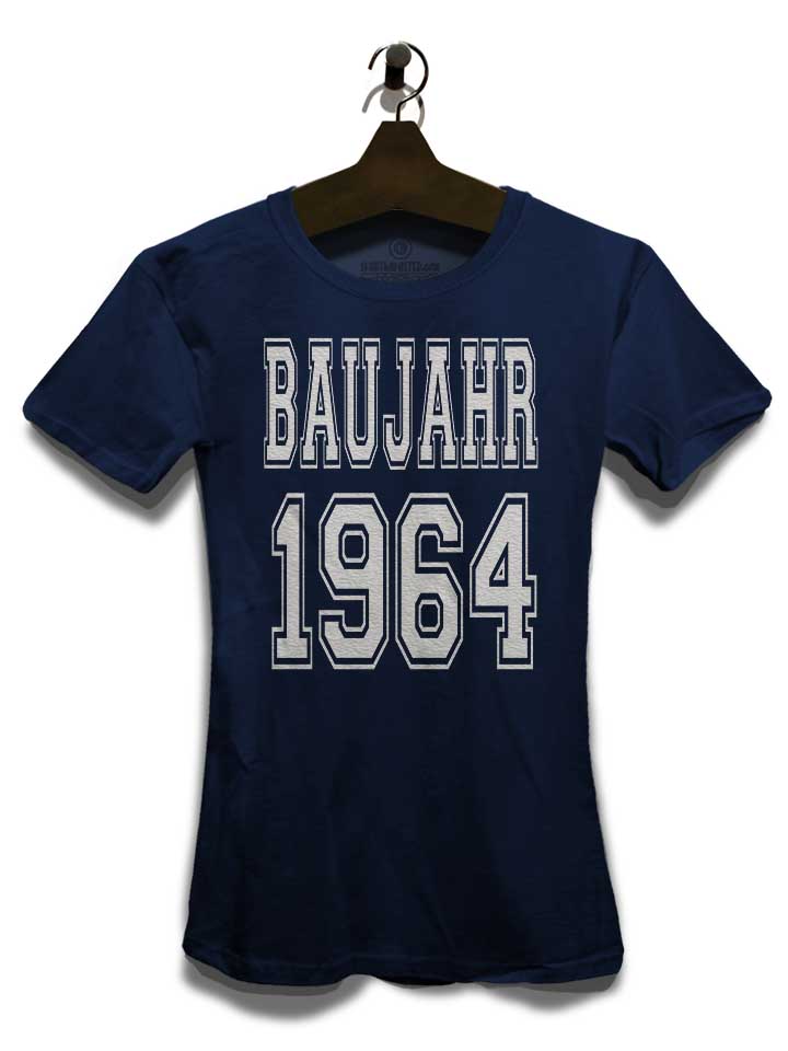 baujahr-1964-damen-t-shirt dunkelblau 3