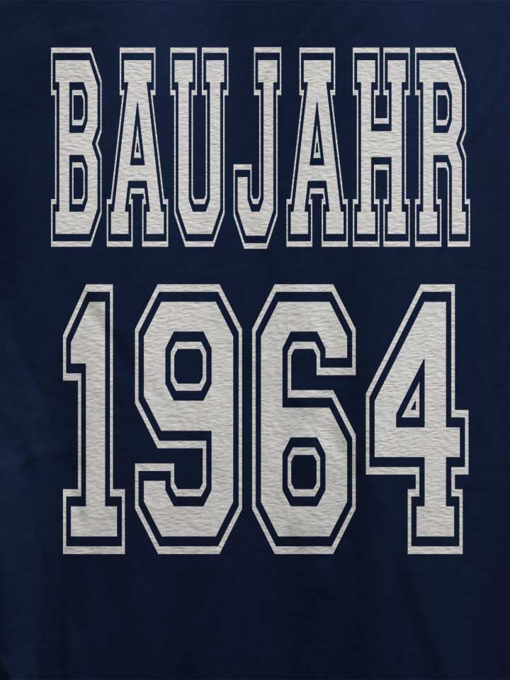 baujahr-1964-damen-t-shirt dunkelblau 4