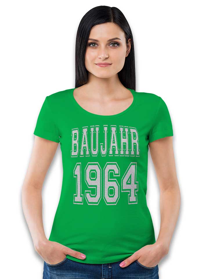 baujahr-1964-damen-t-shirt gruen 2