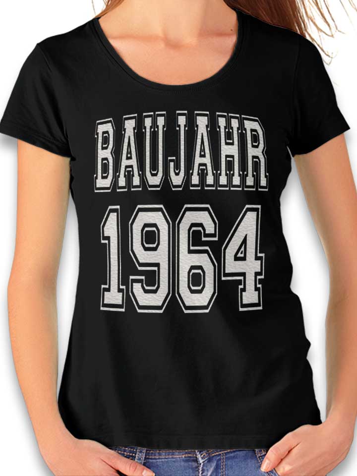 Baujahr 1964 Damen T-Shirt schwarz L