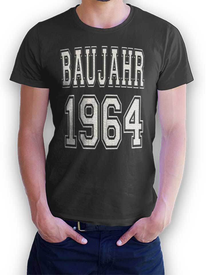 baujahr-1964-t-shirt dunkelgrau 1