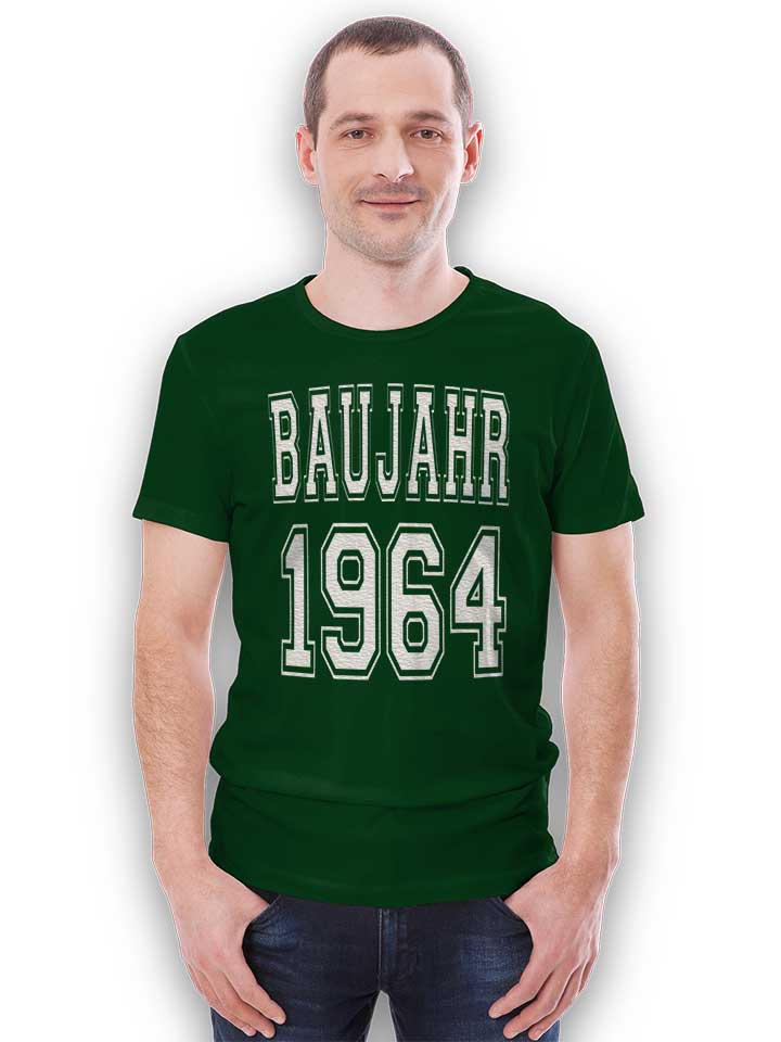 baujahr-1964-t-shirt dunkelgruen 2