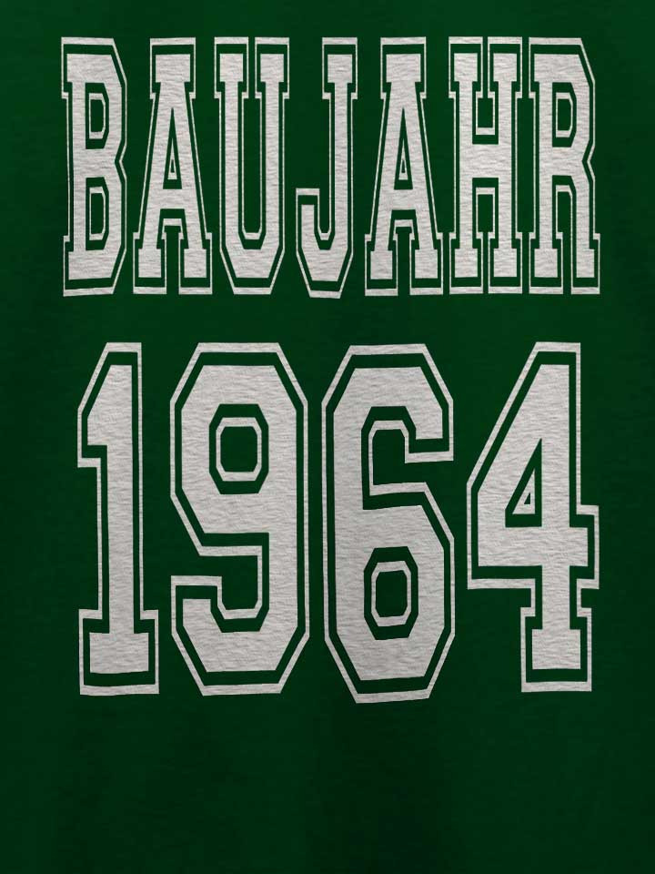 baujahr-1964-t-shirt dunkelgruen 4