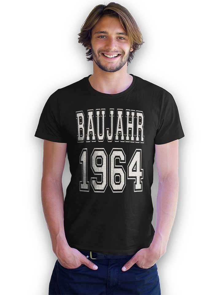 baujahr-1964-t-shirt schwarz 2