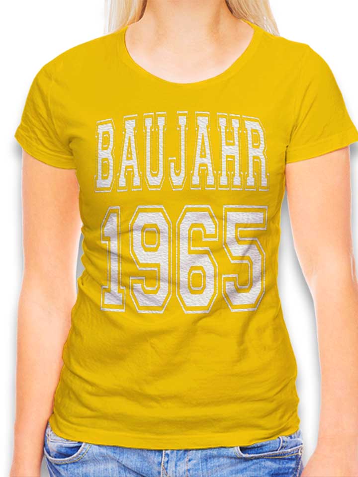 Baujahr 1965 Damen T-Shirt gelb L