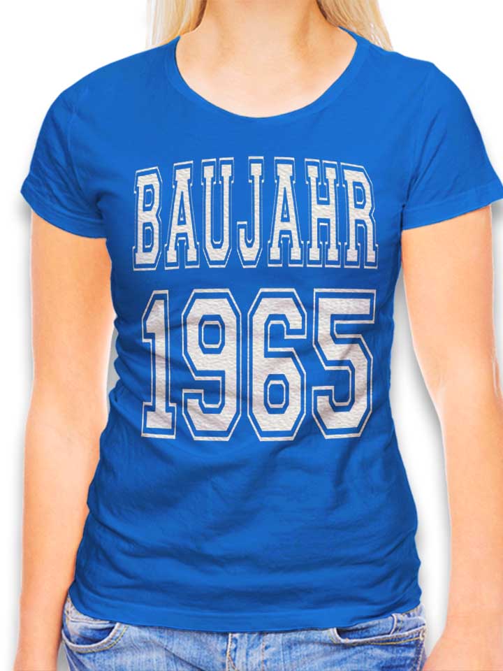 Baujahr 1965 Camiseta Mujer azul-real L