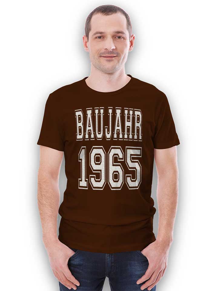 baujahr-1965-t-shirt braun 2