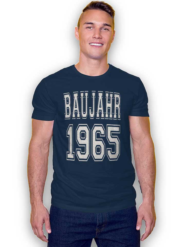 baujahr-1965-t-shirt dunkelblau 2