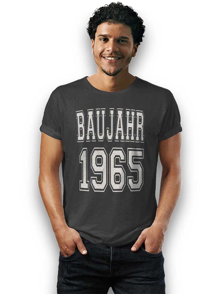 baujahr-1965-t-shirt dunkelgrau 2