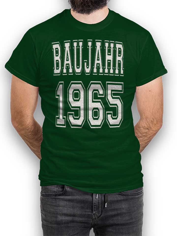 baujahr-1965-t-shirt dunkelgruen 1