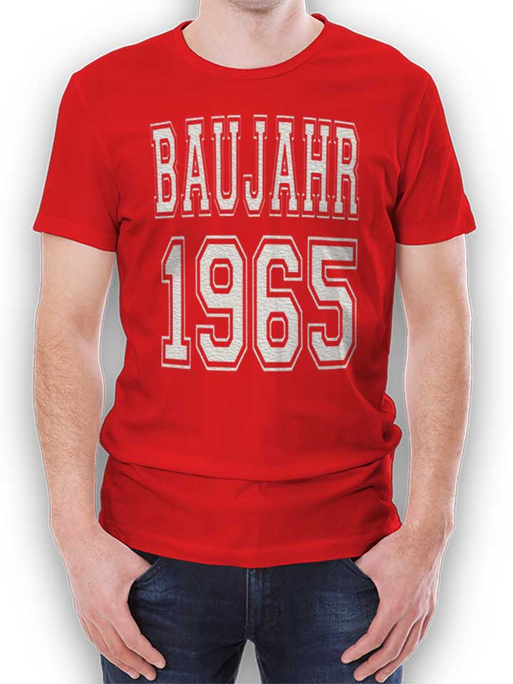 Baujahr 1965 T-Shirt rouge L