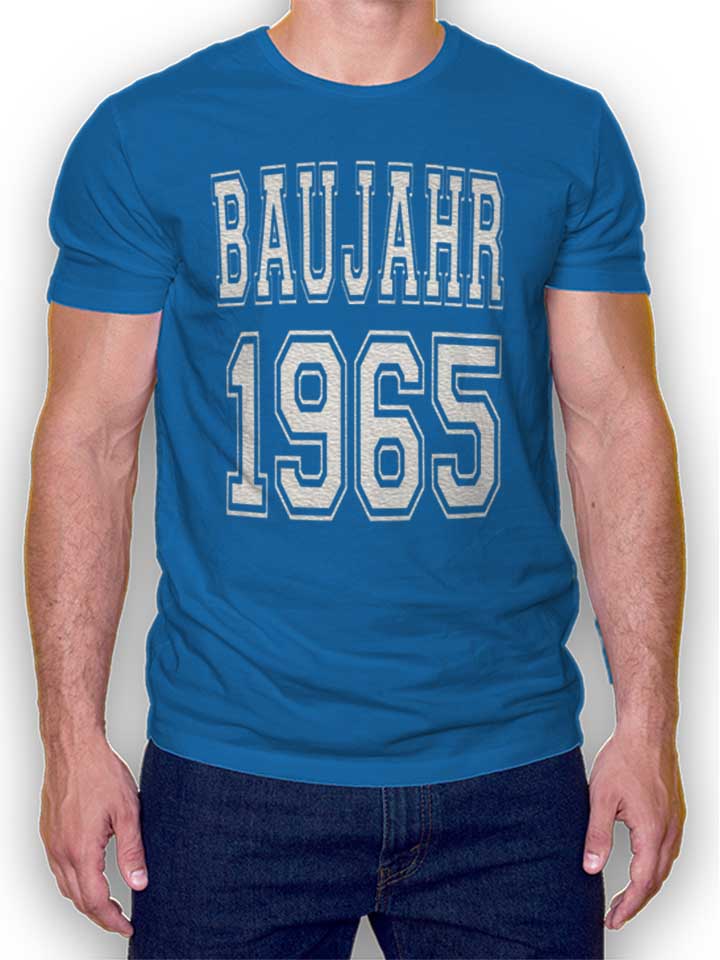 Baujahr 1965 T-Shirt bleu-roi L