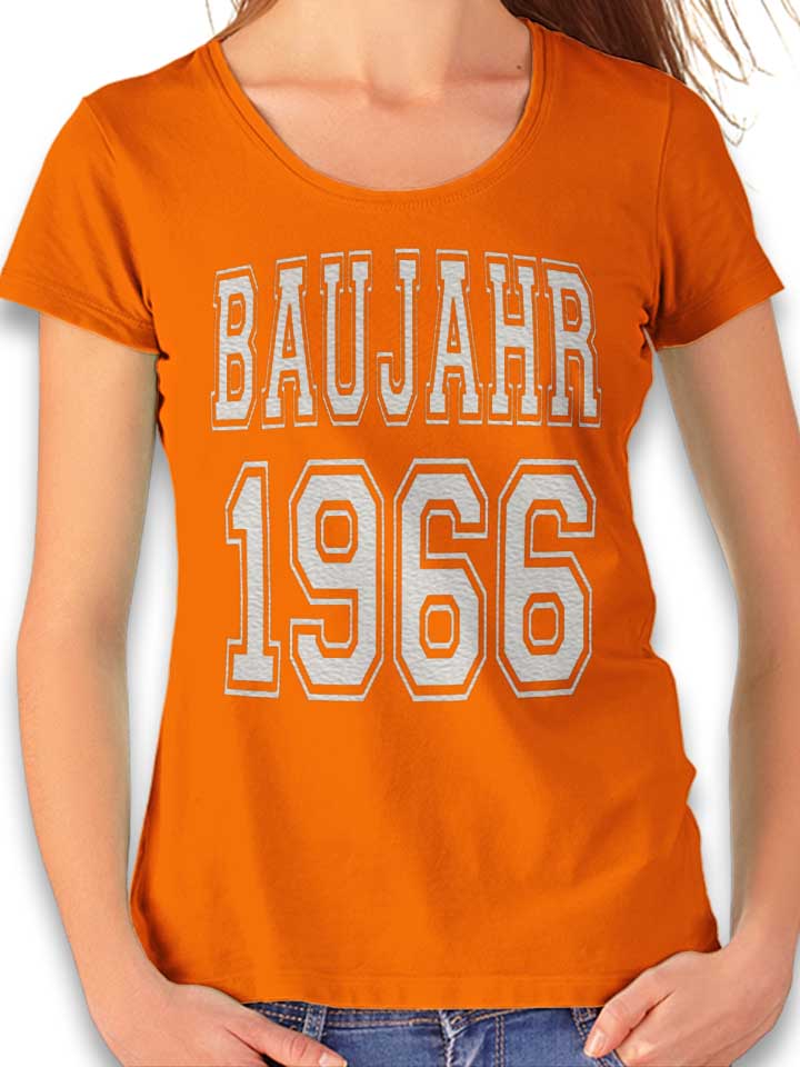 baujahr-1966-damen-t-shirt orange 1