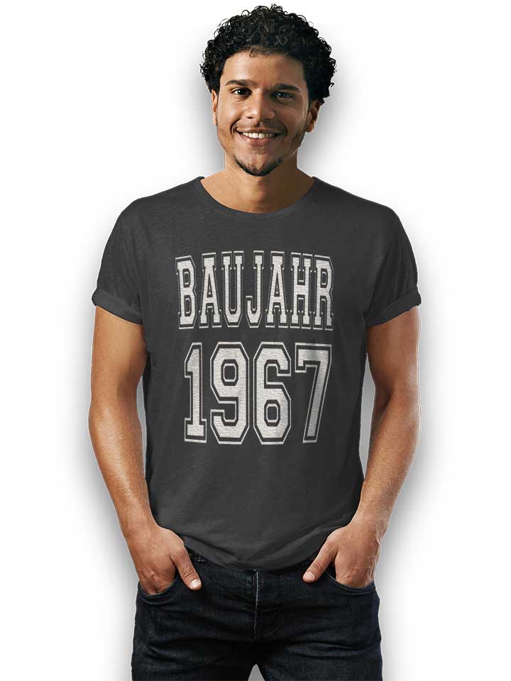 baujahr-1967-t-shirt dunkelgrau 2