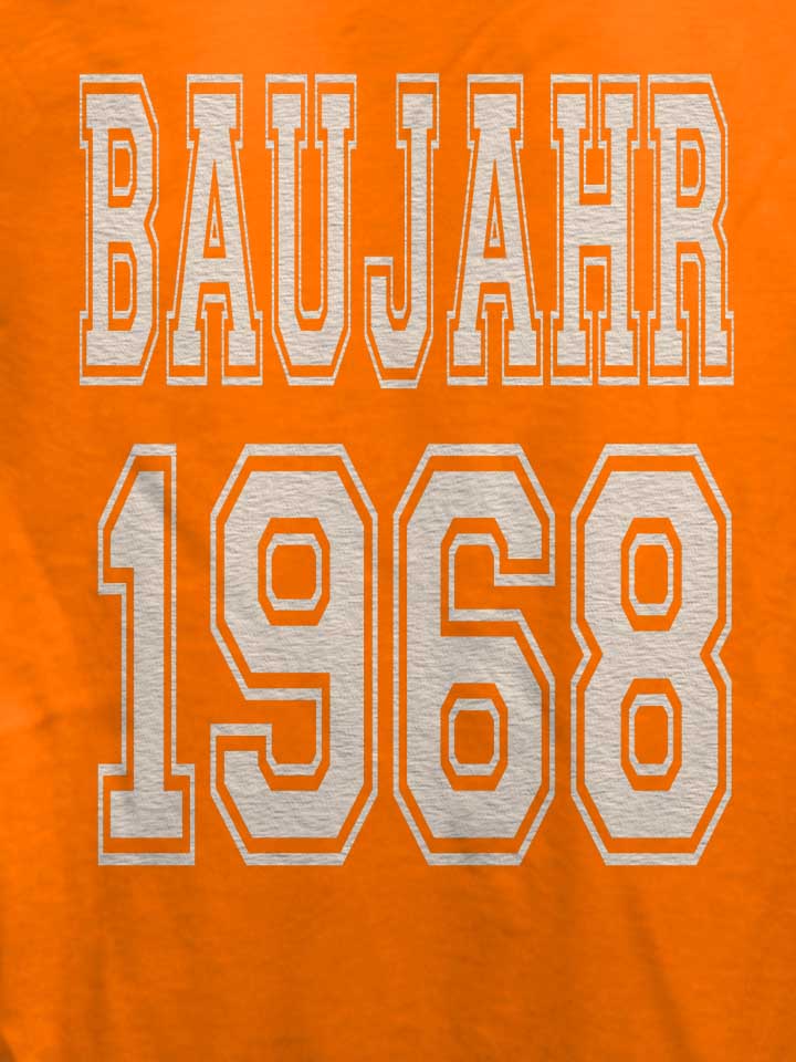 baujahr-1968-damen-t-shirt orange 4