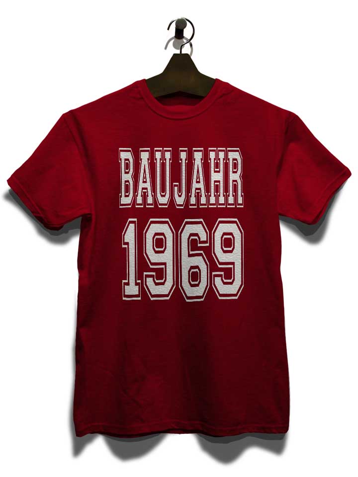 baujahr-1969-t-shirt bordeaux 3
