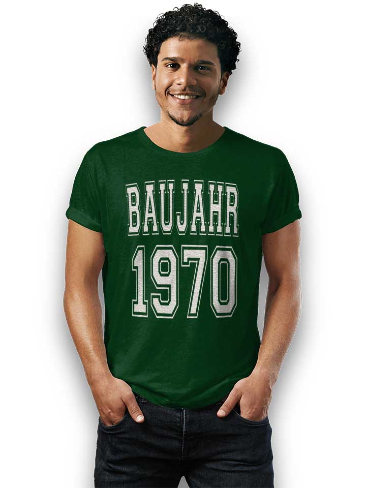 baujahr-1970-t-shirt dunkelgruen 2