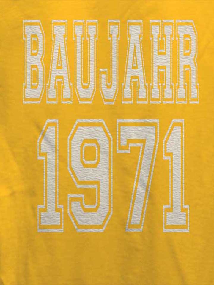 baujahr-1971-damen-t-shirt gelb 4