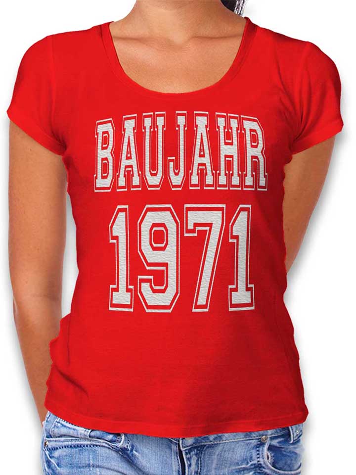 baujahr-1971-damen-t-shirt rot 1