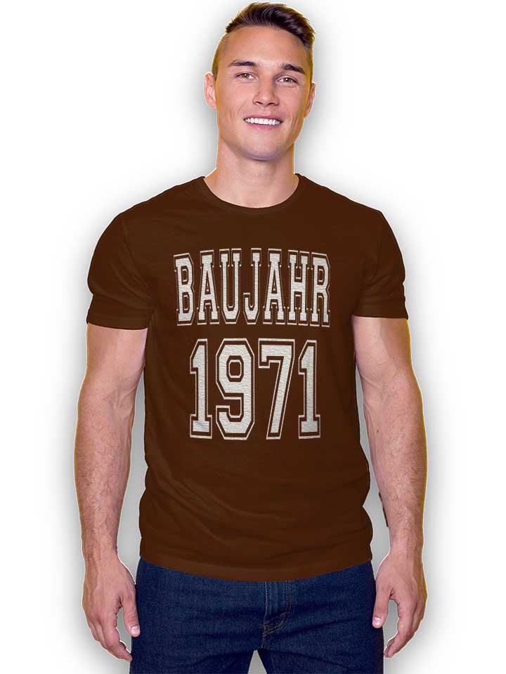 baujahr-1971-t-shirt braun 2