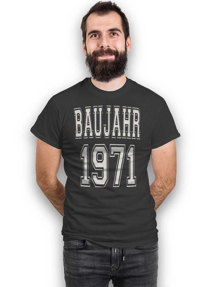 baujahr-1971-t-shirt dunkelgrau 2