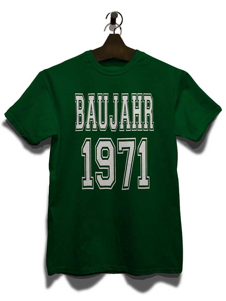 baujahr-1971-t-shirt dunkelgruen 3