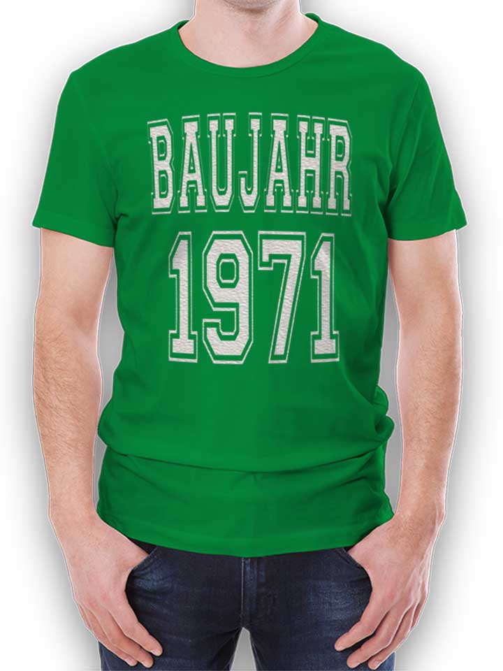 baujahr-1971-t-shirt gruen 1