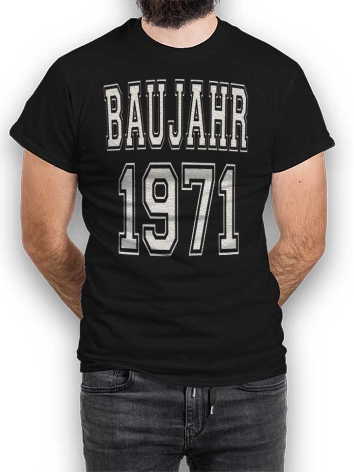 baujahr-1971-t-shirt schwarz 1