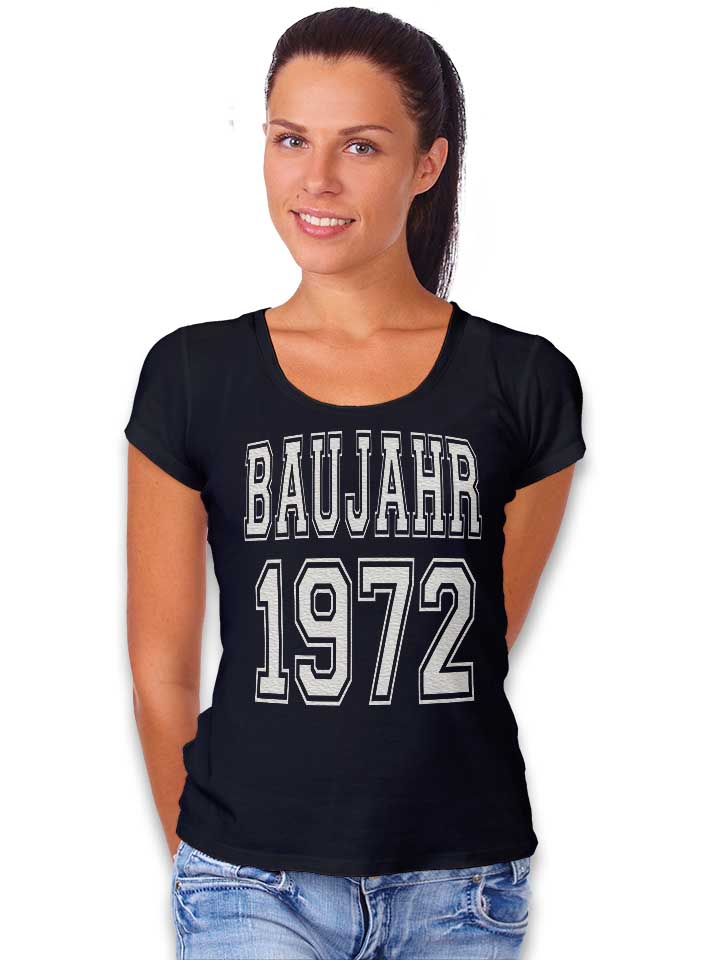 baujahr-1972-damen-t-shirt schwarz 2