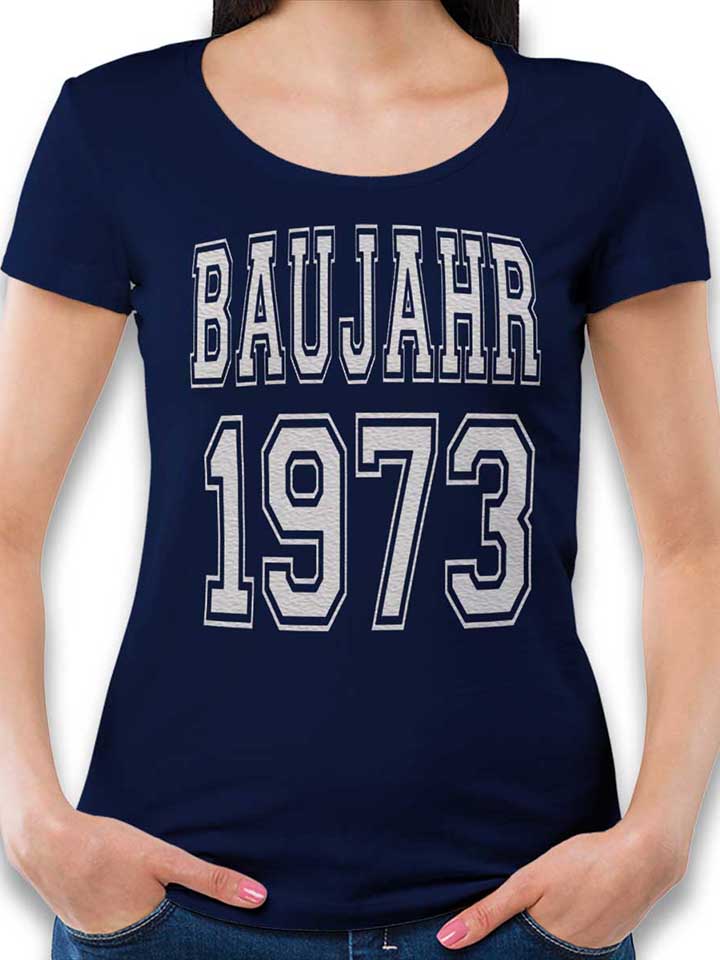 baujahr-1973-damen-t-shirt dunkelblau 1