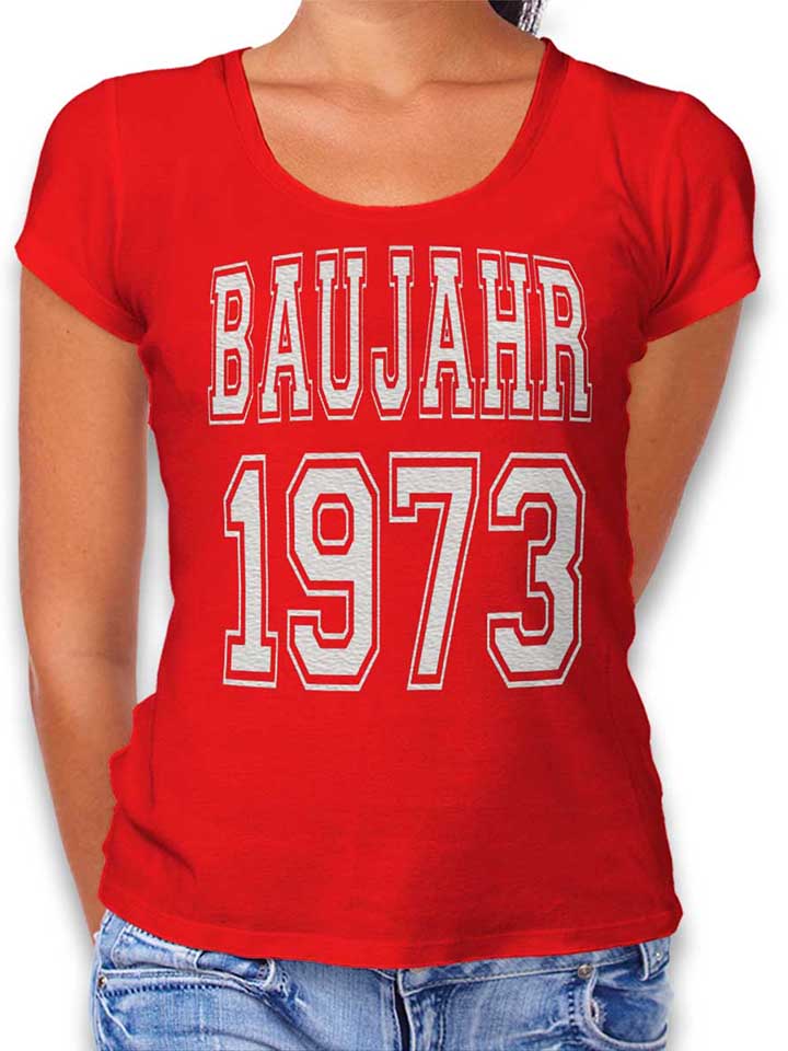 Baujahr 1973 T-Shirt Femme rouge L