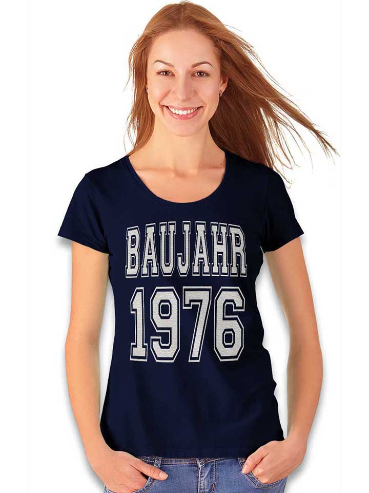 baujahr-1976-damen-t-shirt dunkelblau 2