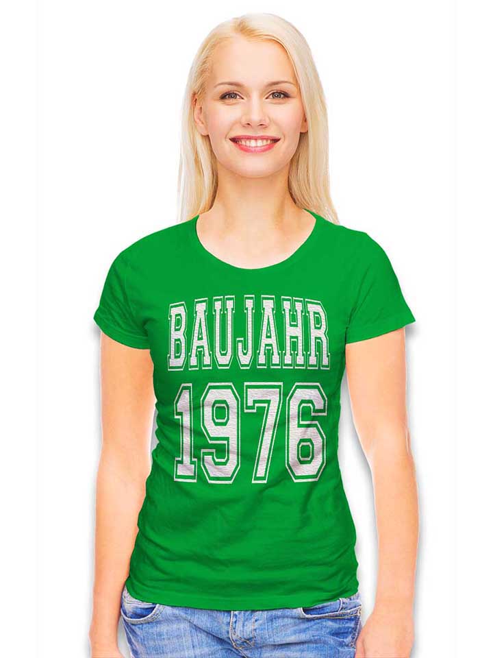 baujahr-1976-damen-t-shirt gruen 2