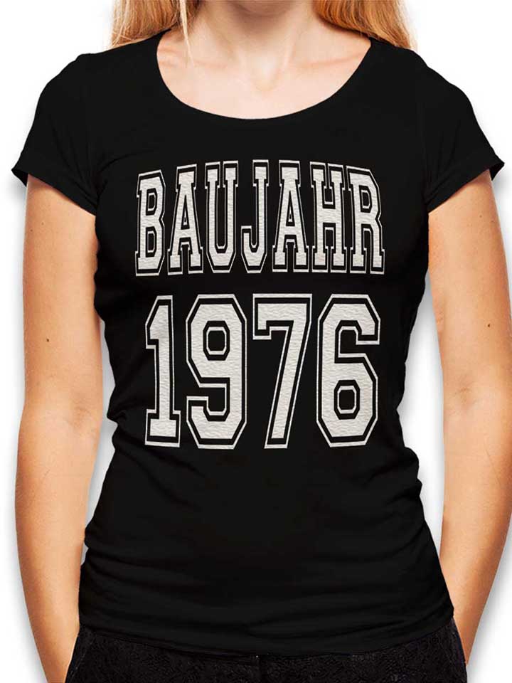 Baujahr 1976 Damen T-Shirt schwarz L