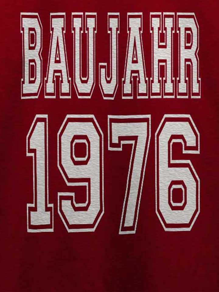 baujahr-1976-t-shirt bordeaux 4