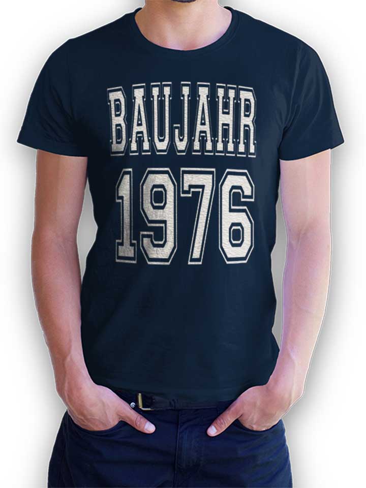 baujahr-1976-t-shirt dunkelblau 1