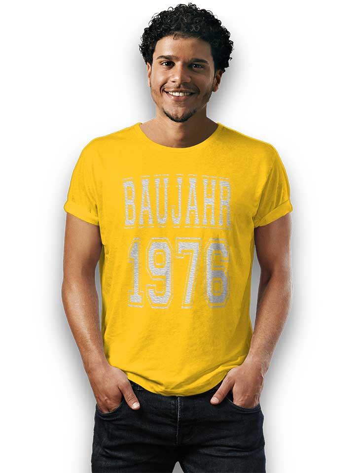 baujahr-1976-t-shirt gelb 2