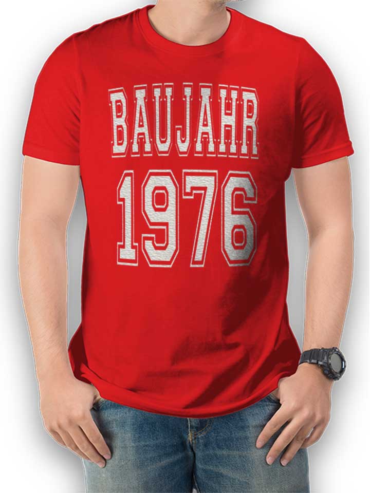 Baujahr 1976 T-Shirt rot L
