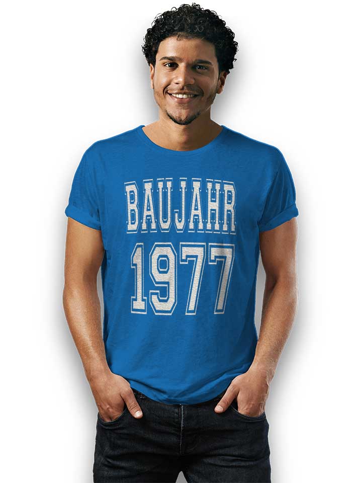 baujahr-1977-t-shirt royal 2