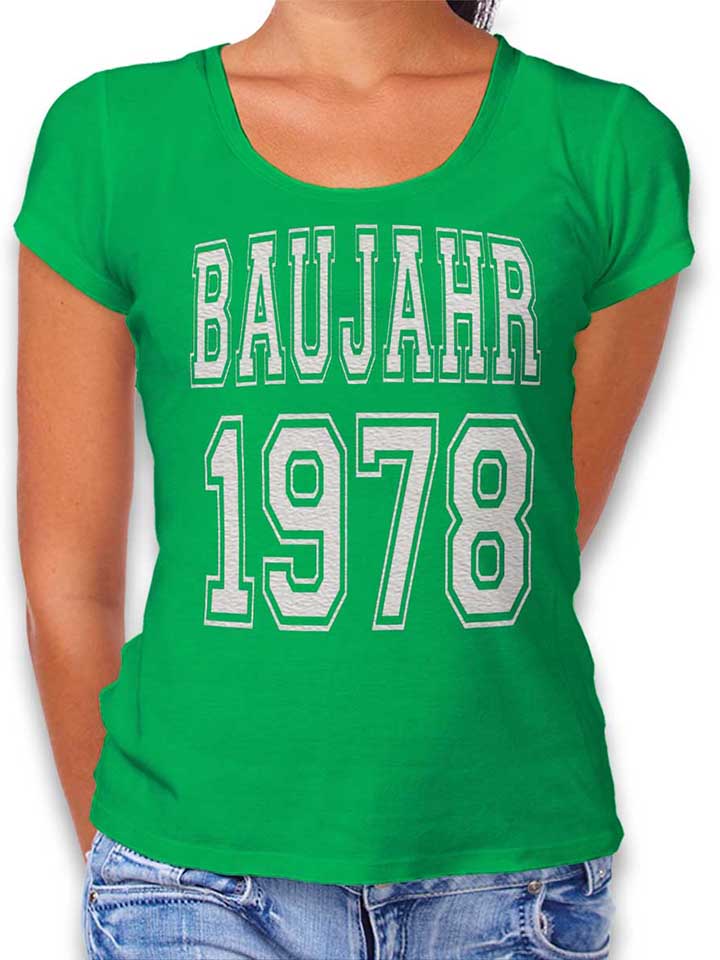 baujahr-1978-damen-t-shirt gruen 1