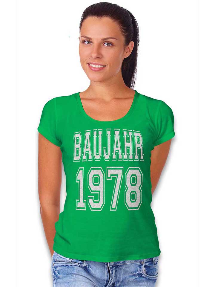 baujahr-1978-damen-t-shirt gruen 2