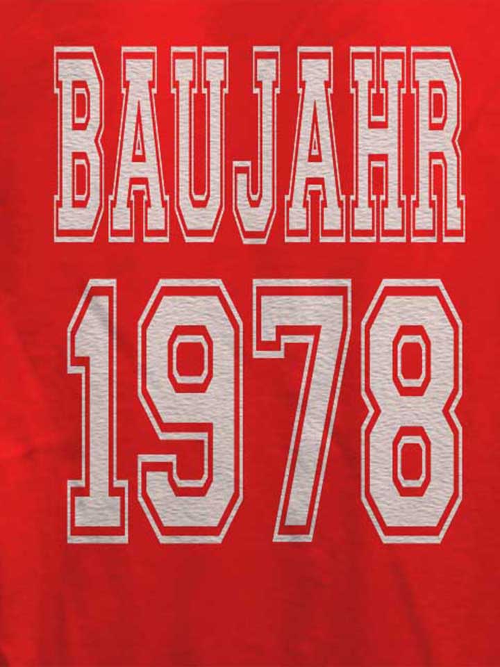 baujahr-1978-damen-t-shirt rot 4