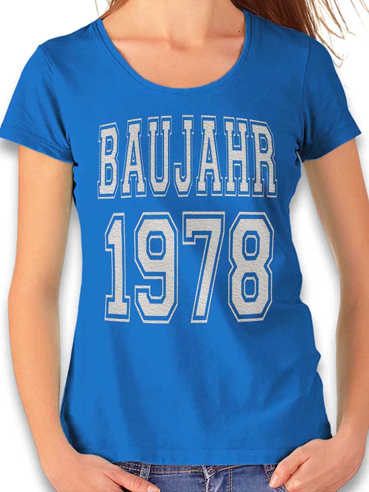 Baujahr 1978 T-Shirt Femme bleu-roi L