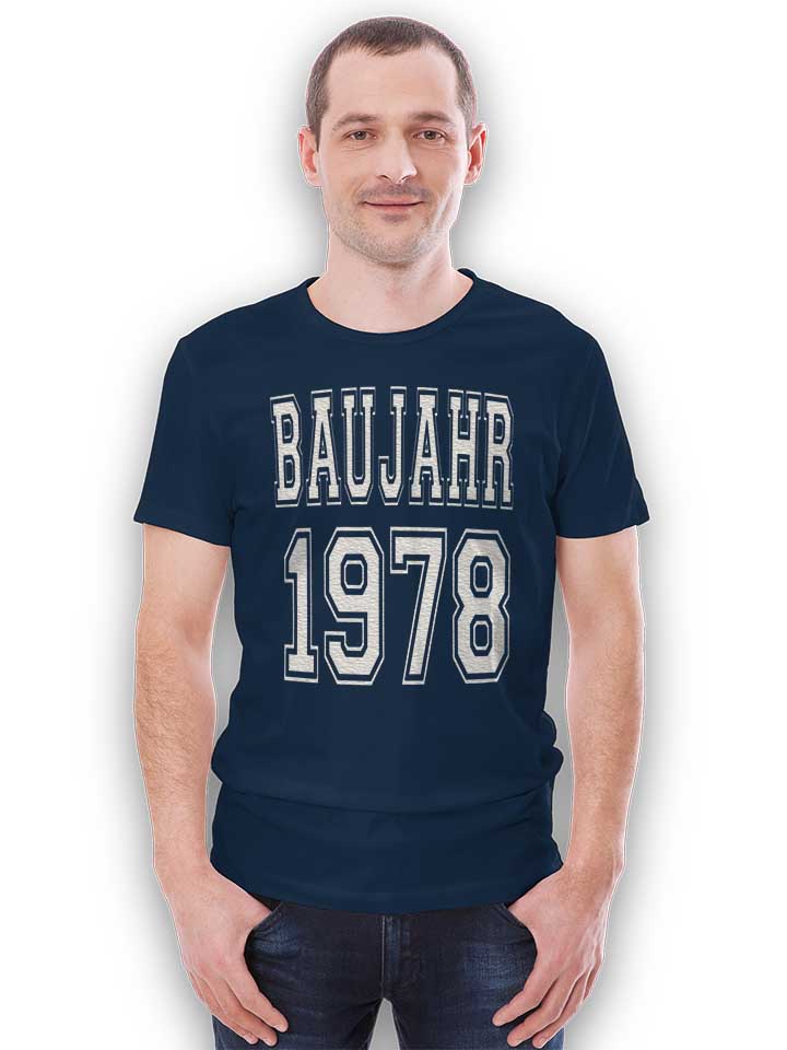 baujahr-1978-t-shirt dunkelblau 2