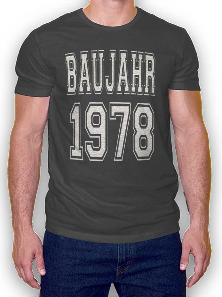 baujahr-1978-t-shirt dunkelgrau 1