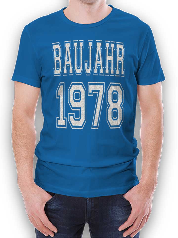 baujahr-1978-t-shirt royal 1
