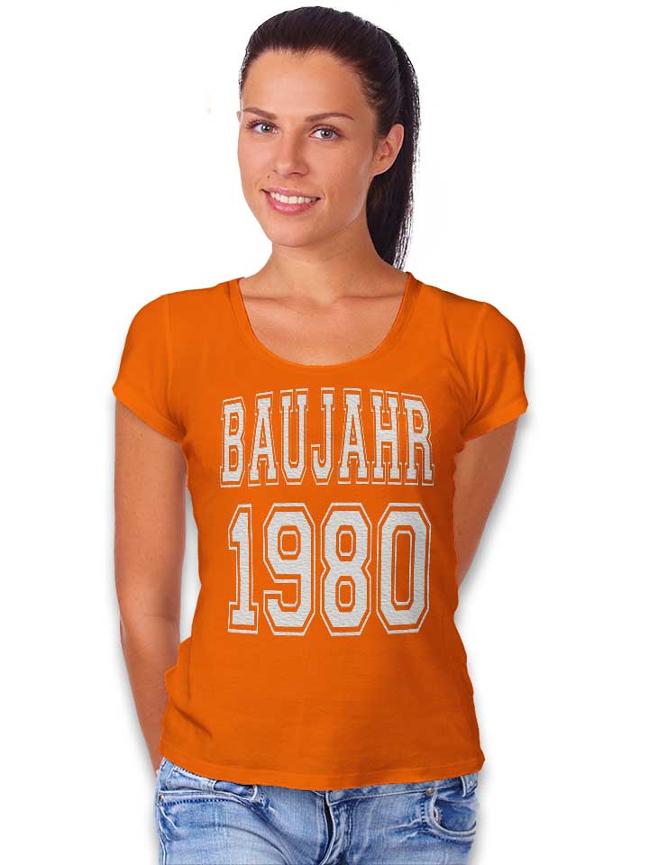 baujahr-1980-damen-t-shirt orange 2