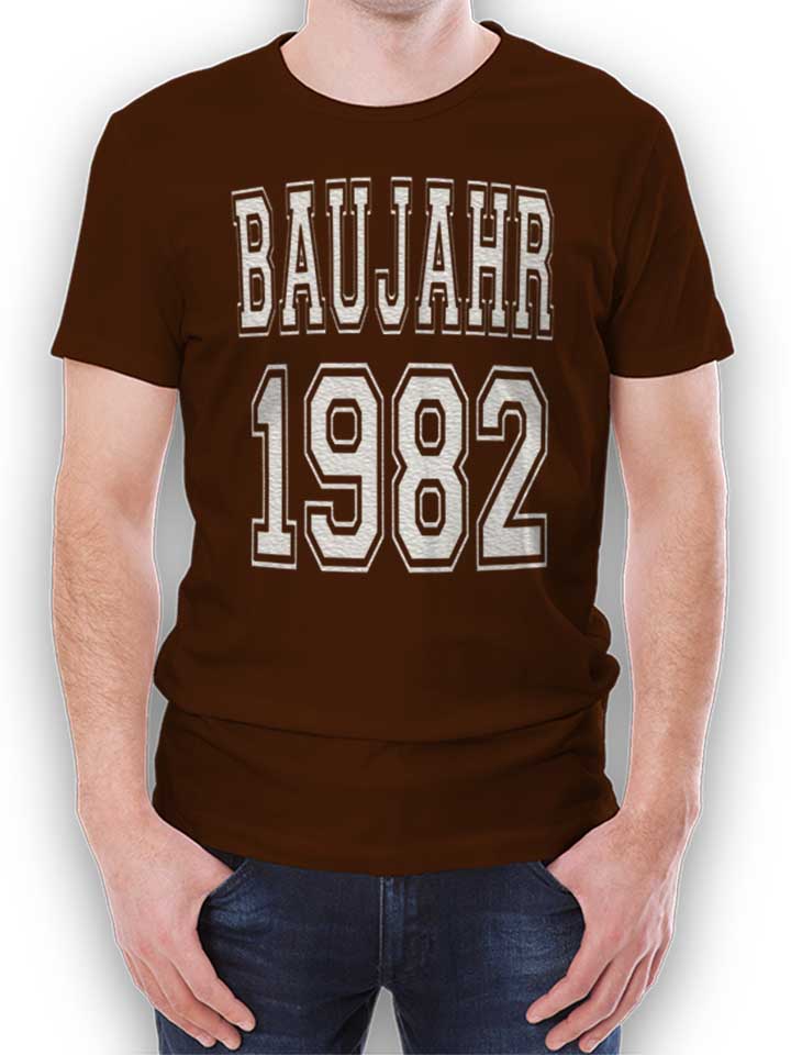 baujahr-1982-t-shirt braun 1